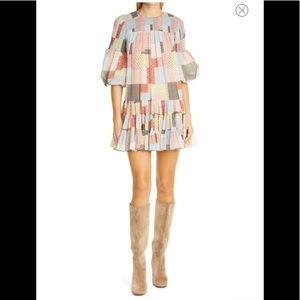 Patchwork Shift Dress
CINQ À SEPT